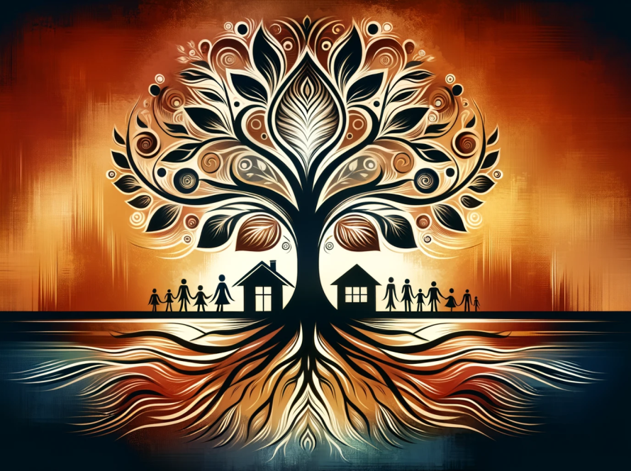 A symbolic image representing a family foundation