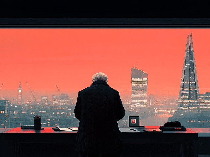 A luxurious cityscape of London at dusk with ico e6b5c583 07f5 44cb 9e28 caeb13637f01 3